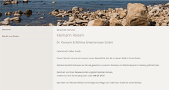 Desktop Screenshot of klemann-reisen.de